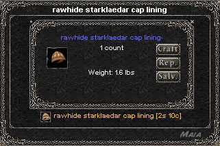 Picture for Rawhide Starklaedar Cap Lining