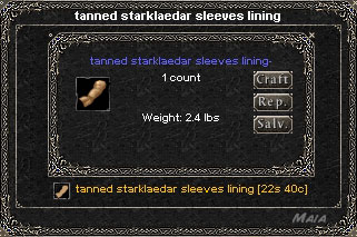 Picture for Tanned Starklaedar Sleeves Lining