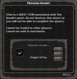 Picture for Plutonian Amulet