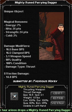 Picture for Mighty Runed Parrying Dagger (Alb) (u)