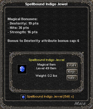 Picture for Spellbound Indigo Jewel (Alb) (dex/str)