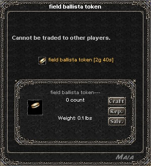 Picture for Field Ballista Token