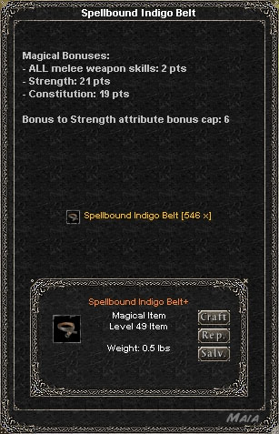 Picture for Spellbound Indigo Belt (Hib) (str)