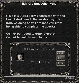 Picture for Half Orc Ambusher Head