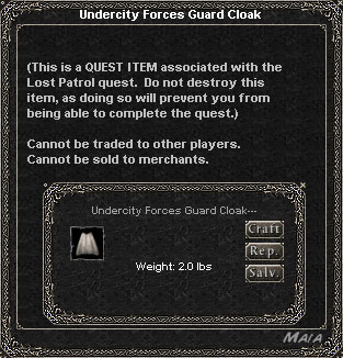 Picture for Undercity Forces Guard Cloak