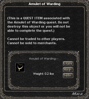 Picture for Amulet of Warding