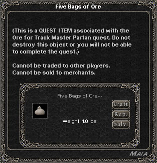 Picture for Five Bags of Ore