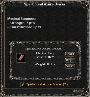 Picture for Spellbound Azure Bracer (str) (Alb)