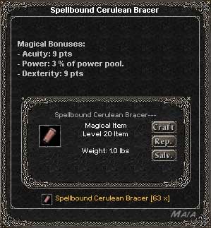 Picture for Spellbound Cerulean Bracer (acuity) (Alb)