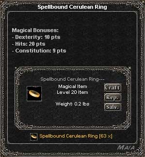 Picture for Spellbound Cerulean Ring (dex/con) (Alb)