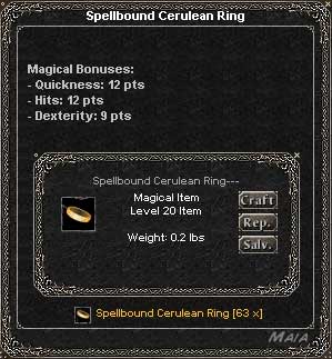 Picture for Spellbound Cerulean Ring (qui/dex) (Alb)