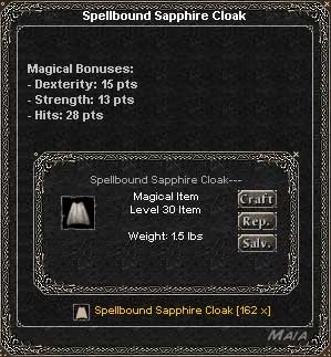 Picture for Spellbound Sapphire Cloak (Alb)