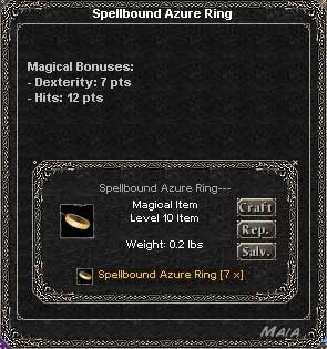 Picture for Spellbound Azure Ring (dex) (Hib)