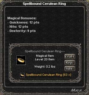 Picture for Spellbound Cerulean Ring (qui/dex) (Hib)
