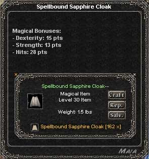 Picture for Spellbound Sapphire Cloak (Hib)