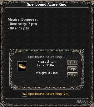 Picture for Spellbound Azure Ring (dex) (Mid)