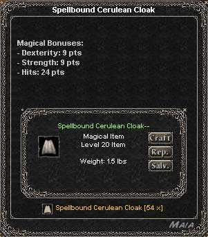 Picture for Spellbound Cerulean Cloak (Mid)
