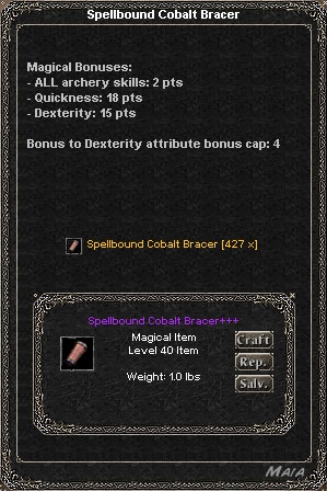 Picture for Spellbound Cobalt Bracer (archery) (Mid)