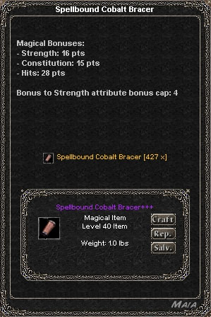 Picture for Spellbound Cobalt Bracer (str/con) (Mid)