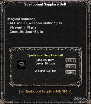 Picture for Spellbound Sapphire Belt (Mid)