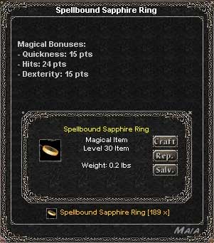 Picture for Spellbound Sapphire Ring (dex/qui) (Mid)
