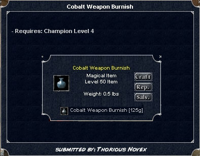 Picture for Cobalt Weapon Burnish
