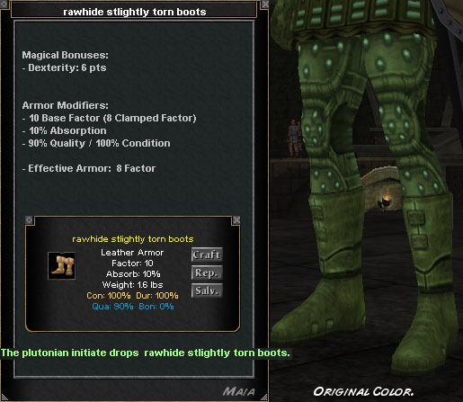 Picture for Rawhide Stlightly Torn Boots (Alb)