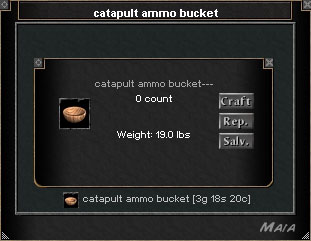 Catapult Ammo