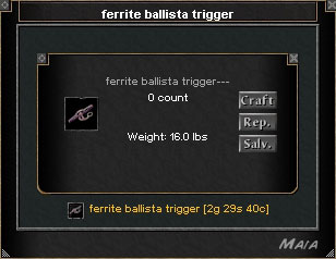 Picture for Ferrite Ballista Trigger