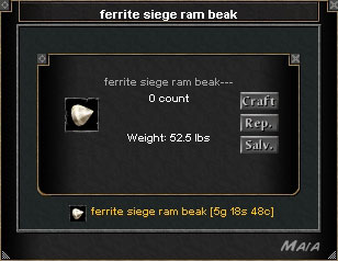 Picture for Ferrite Siege Ram Beak