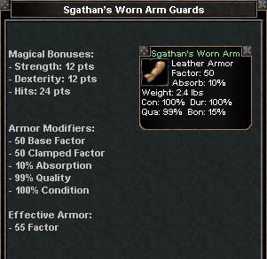 Picture for Sgathan's Worn Arm Guards