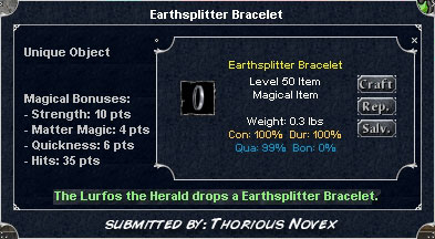 Picture for Earthsplitter Bracelet (Alb) (u)