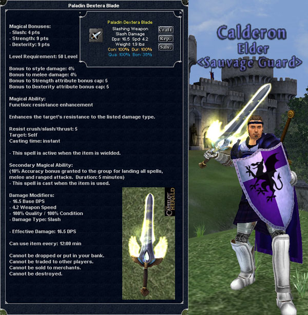 Picture for Paladin Dextera Blade