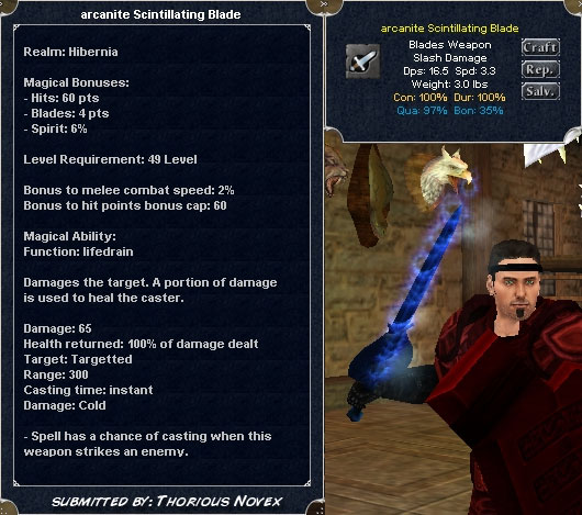 Picture for Arcanite Scintillating Blade