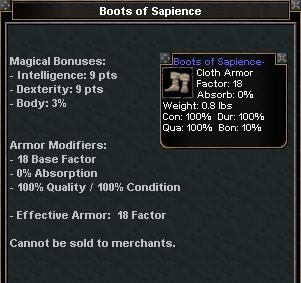 Picture for Boots of Sapience
