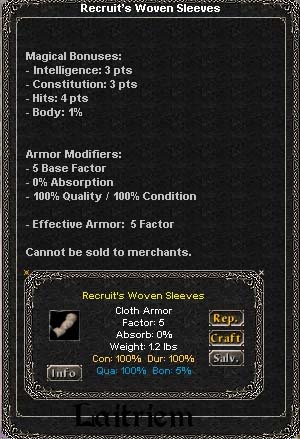 Picture for Recruit's Woven Sleeves (old)