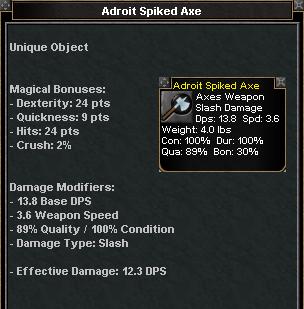 Picture for Adroit Spiked Axe (Mid) (u)