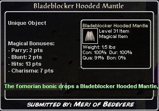 Picture for Bladeblocker Hooded Mantle (Hib) (u)