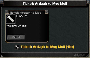 Picture for Ticket: Ardagh to Mag Mell