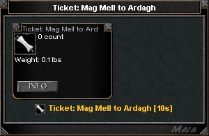 Picture for Ticket: Mag Mell to Ardagh