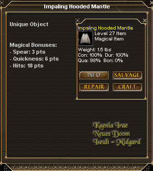 Picture for Impaling Hooded Mantle (Mid) (u)