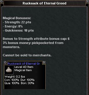 Picture for Rucksack of Eternal Greed (Mid)