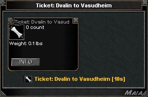 Picture for Ticket: Dvalin to Vasudheim