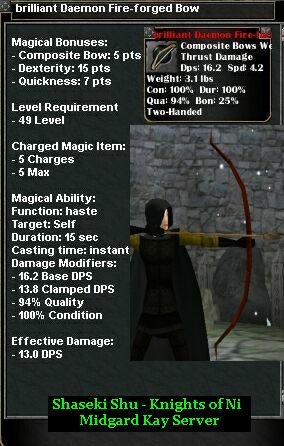 Picture for Brilliant Daemon Fire-forged Bow (Mid)