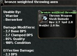Picture for Bronze Weighted Throwing Axes