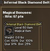 Picture for Infernal Black Diamond Belt