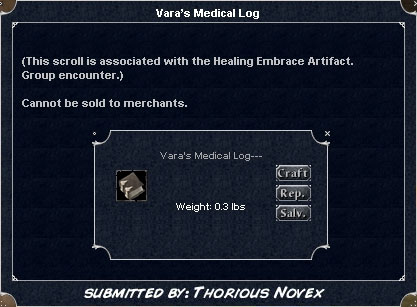 Picture for Vara's Medical Log