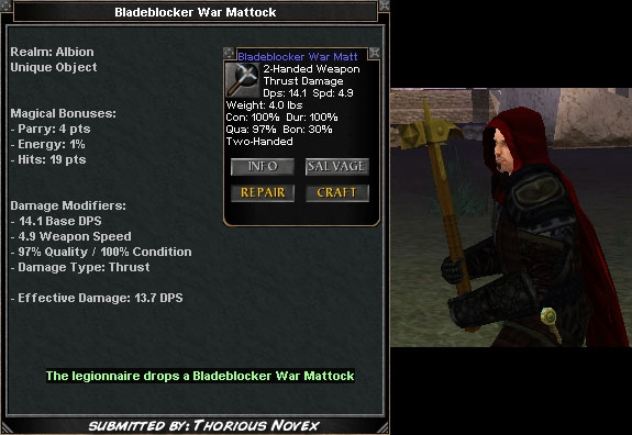 Picture for Bladeblocker War Mattock (u)