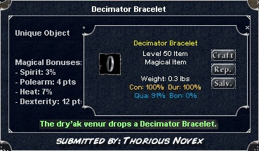 Picture for Decimator Bracelet (Alb) (u)