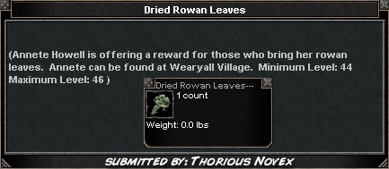 Picture for Dried Rowan Leaves